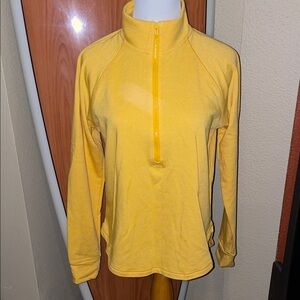 Under Armour brand Mustard yellow Women's Quarter-Zip Top